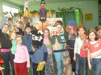 Od pomysłu do spektaklu - warsztaty teatralne w Krośnieńskiej Bibliotece - zdjęcie w treści  nr 1