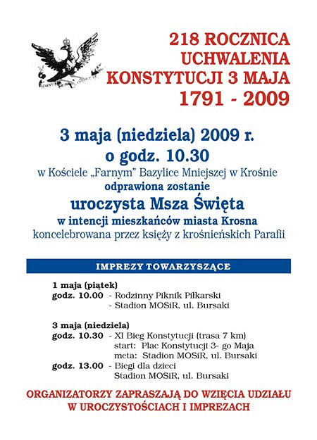 218 rocznica uchwalenia Konstytucji - zdjęcie w treści 