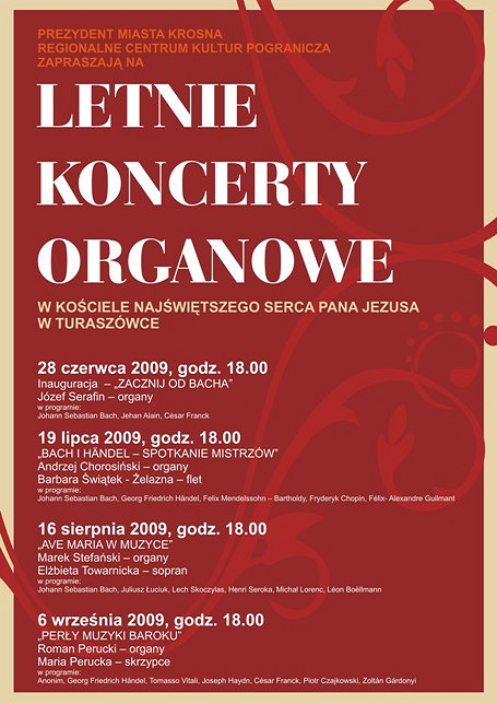 LETNIE KONCERTY ORGANOWE - zdjęcie w treści