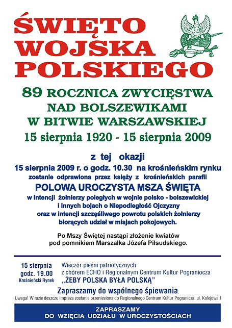 Święto Wojska Polskiego - zdjęcie w treści 