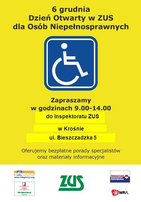 Dzień Otwarty dla Osób Niepełnosprawnych w oddziałach ZUS - zdjęcie w treści 