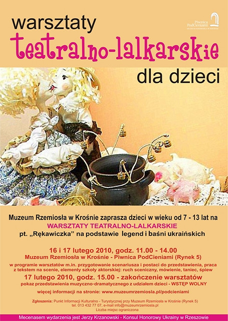 WARSZTATY TEATRALNO-LALKARSKIE - zdjęcie w treści 