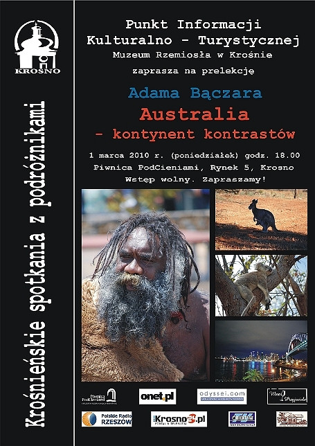 Krośnieńskie Spotkania z podróżnikami - Australia – kontynent kontrastów - zdjęcie w treści 