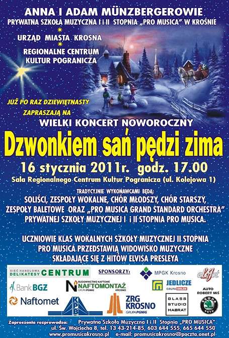 Dzwonkiem sań pędzi zima - zdjęcie w treści 