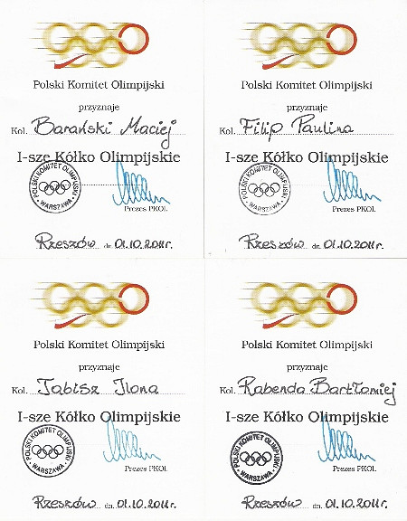 Kółka olimpijskie dla biegaczy KKB MOSiR Krosno - zdjęcie w treści 