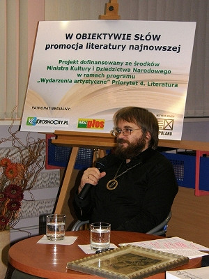O Jakubie Wędrowyczu w Krośnieńskiej Bibliotece - zdjęcie w treści  nr 1