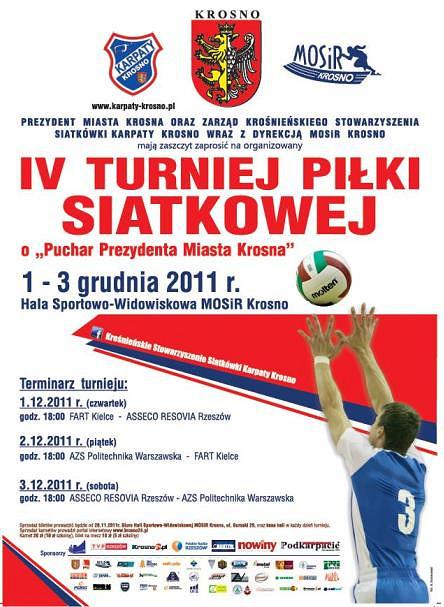 IV Turniej Piłki Siatkowej  o „Puchar Prezydenta Miasta Krosna” - zdjęcie w treści 