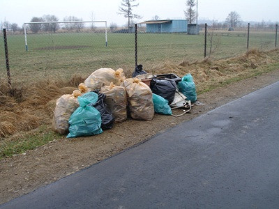 Akcja sprzątania śmieci 