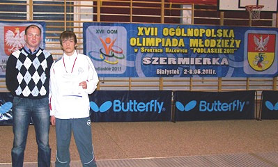 Medal  na Ogólnopolskiej Olimpiadzie Młodzieży w Białymstoku - zdjęcie w treści 