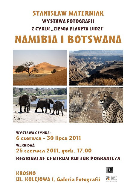 Namibia i Botswana - Wystawa fotografii Stanisława Materniaka z cyklu 