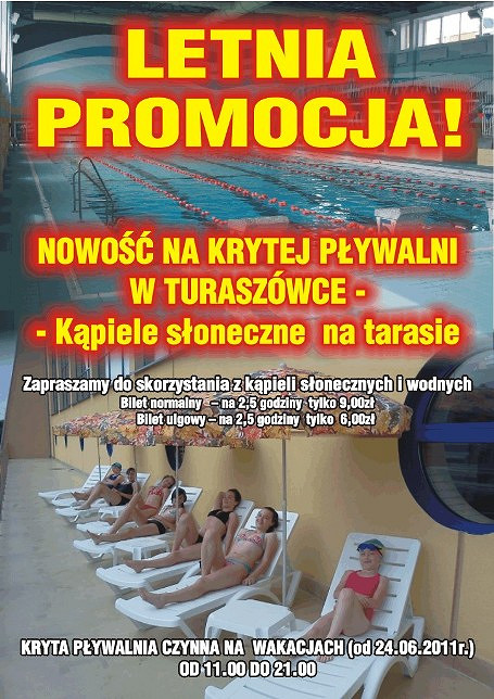 Za oknem pada! Zapraszamy na pływalnię! - zdjęcie w treści  nr 1