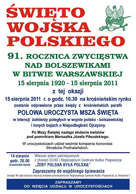 Obchody Święta Wojska Polskiego - zdjęcie w treści 