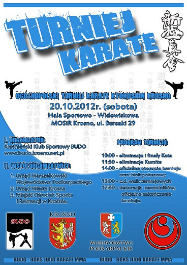 Zapraszamy na Ogólnopolski Turniej Karate Kyokushin - zdjęcie w treści 