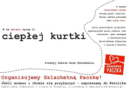 W te święta życzę Ci suchych butów - zdjęcie w treści 