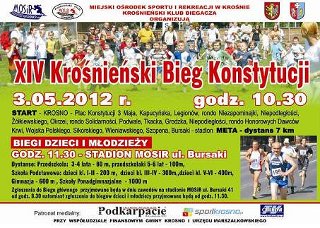 XIV Krośnieński Bieg Konstytucji - zdjęcie w treści 