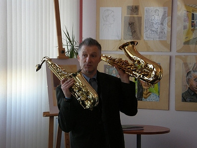 Sax i saksofon, czyli Jarosław Sereda w Saloniku - zdjęcie w treści  nr 1