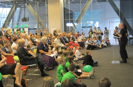Uczniowie SP Nr 3 prezentowali Krosno w Centrum Nauki Kopernik w Warszawie - zdjęcie w treści 