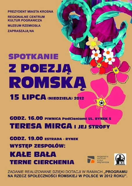 Zapraszamy na Spotkanie z Poezją Romską - zdjęcie w treści 