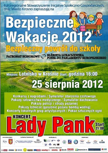 BEZPIECZNE WAKACJE 2012 – BEZPIECZNY POWRÓT DO SZKOŁY 25 SIERPNIA 2012 – KROŚNIEŃSKIE LOTNISKO - zdjęcie w treści 