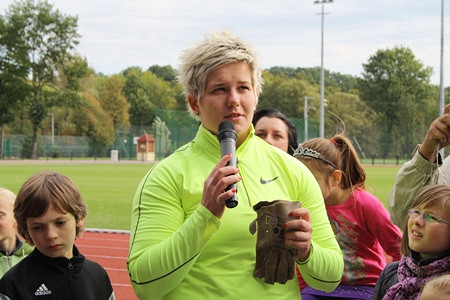 Anita Włodarczyk spełniła swoją obietnicę i wróciła do Krosna - zdjęcie w treści 