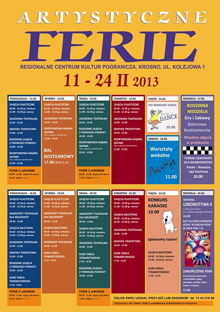 ARTYSTYCZNE FERIE W RCKP - zdjęcie w treści 