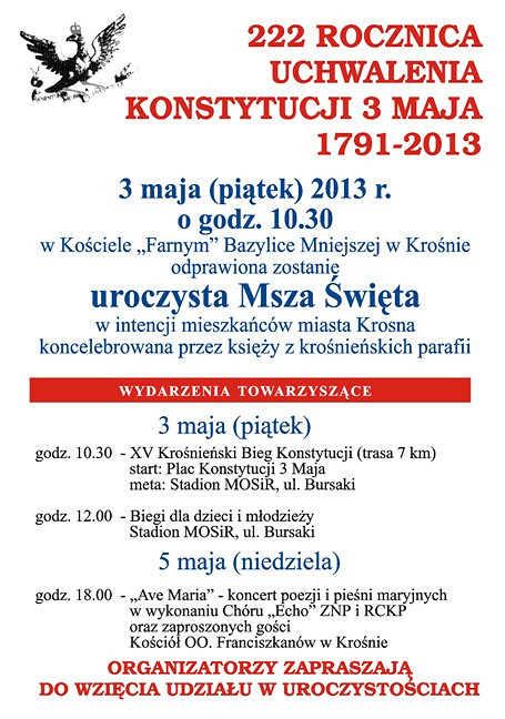 Święto Konstytucji 3 maja - zdjęcie w treści 