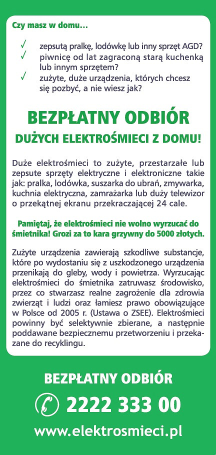 W sobotę zbiórka elektrośmieci - zdjęcie w treści  nr 3
