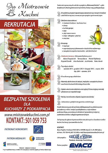 Bezpłatne szkolenia gastronomiczne - zdjęcie w treści 