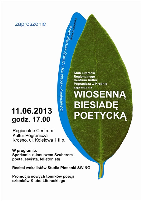 Wiosenna Biesiada Poetycka - zdjęcie w treści 