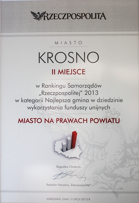 Krosno w czołówce Rankingu Samorządów „Rzeczpospolitej” - zdjęcie w treści  nr 2