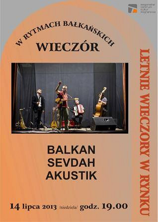 Letnie wieczory w Rynku - zapraszamy na wieczór bałkański i koncert orkiestr dętych - zdjęcie w treści 