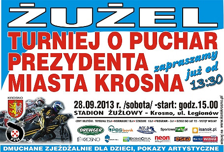 Zapraszamy na sobotni turniej żużlowy - zdjęcie w treści 