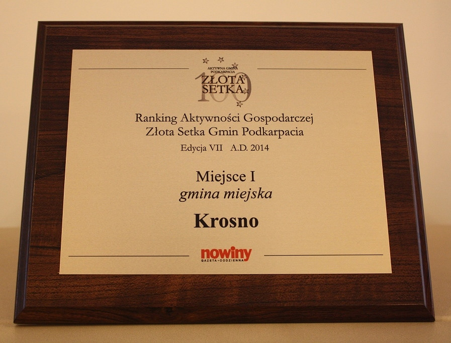 Krosno pierwsze w