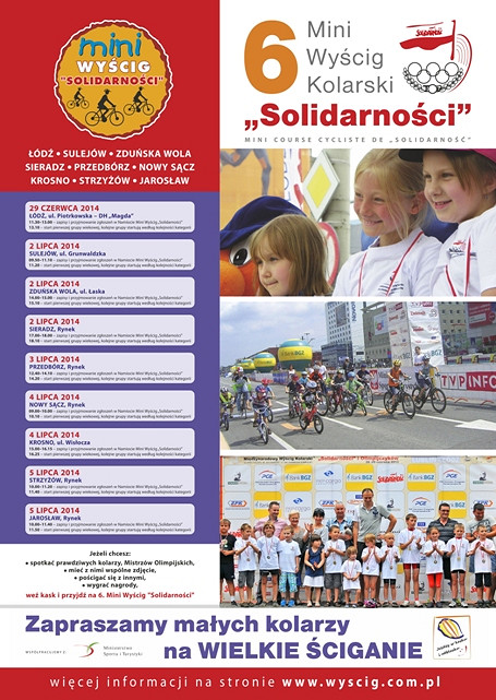 DZIECI NA START - MINI WYŚCIG KOLARSKI „SOLIDARNOŚCI” - zdjęcie w treści