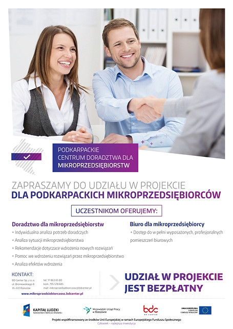 „Podkarpackie Centrum Doradztwa dla Mikroprzedsiębiorstw” - zdjęcie w treści