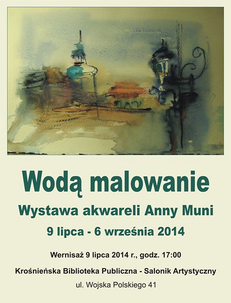 Akwarele Anny Muni w Saloniku Artystycznym KBP - zdjęcie w treści