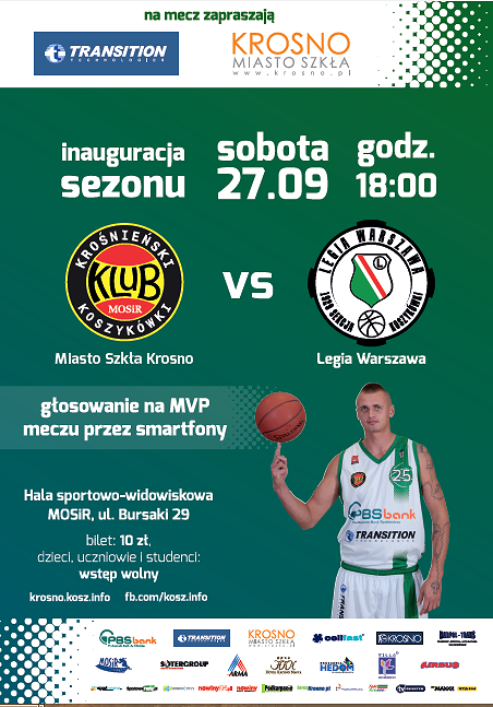 Inauguracja sezonu. Krosno Miasto Szkła - Legia Warszawa - zdjęcie w treści nr 1