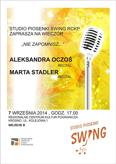 Studio Piosenki SWING zaprasza na koncert - zdjęcie w treści