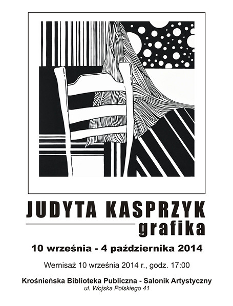 Grafika Judyty Kasprzyk w Saloniku Artystycznym KBP - zdjęcie w treści
