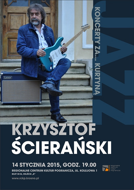 Legendarny gitarzysta basowy KRZYSZTOF ŚCIERAŃSKI zagra KONCERT... ZA KURTYNĄ - zdjęcie w treści