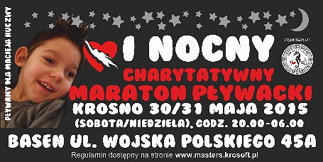 I Nocny Charytatywny Maraton Pływacki - zdjęcie w treści nr 1