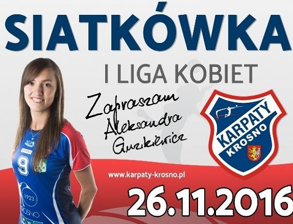 Plakat meczu siatkówki