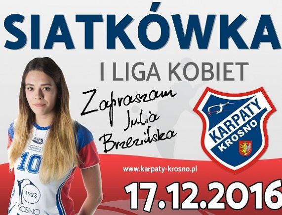 Plakat meczu siatkówki