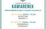 Zaproszenie do kawiarenek w ramach konsultacji społecznych Programu Rewitalizacji Miasta Krosna na lata 2016-2023