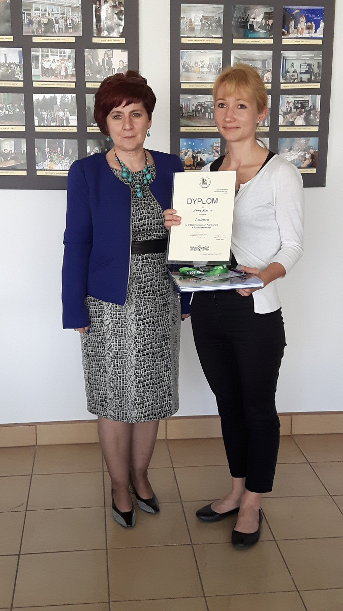 Słuchaczka Szkoły Policealnej ZSKU w Krośnie wygrała Ogólnopolski Konkurs Rachunkowości  - zdjęcie w treści 