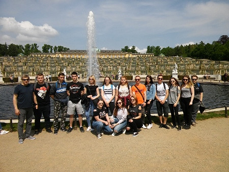 UCZNIOWIE KROŚNIEŃSKIEJ BUDOWLANKI NA PRAKTYKACH W BERLINIE - zdjęcie w treści 