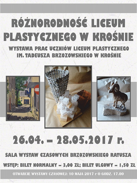 Wystawa prac uczniów Liceum Plastycznego - zdjęcie w treści 