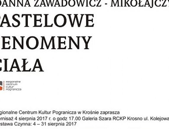Plakat wystawy Joanny Zawadowicz-Mikołajczyk