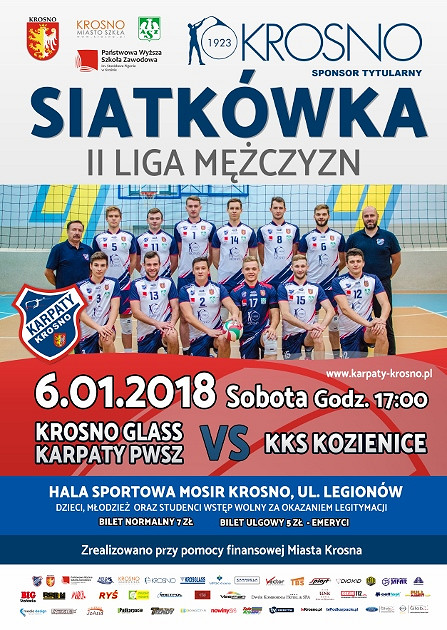 Zapraszamy na pierwszy mecz seniorów w Nowym Roku - 6 stycznia o godz. 17:00. - zdjęcie w treści 