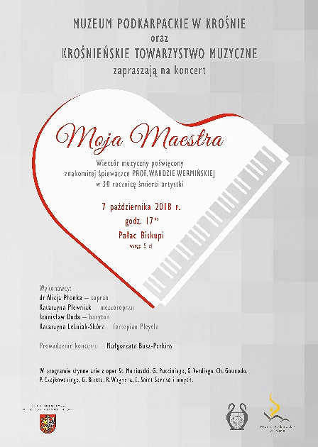 Zapraszamy na koncert MOJA MAESTRA - zdjęcie w treści